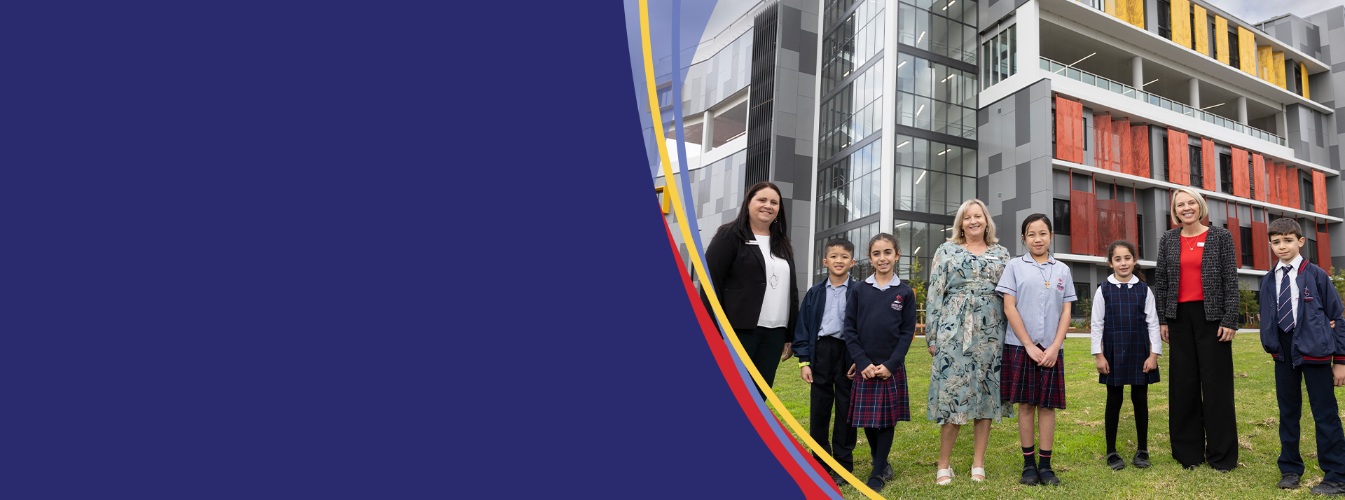 Primary school students at Sacred Heart Catholic Primary Westmead
