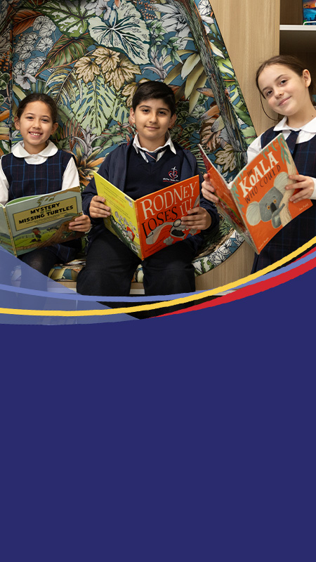 Primary school students at Sacred Heart Catholic Primary Westmead
