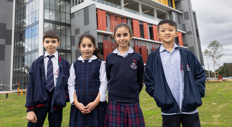Sacred Heart Catholic Primary Westmead students